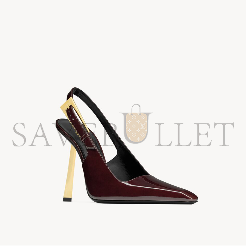 Y*L lee slingback pumps in patent leather 763421aaapk2226